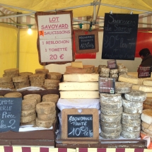Cheese on Abondance market